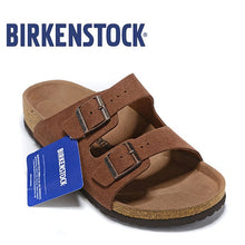 Original Birkenstock Men Summer Slippers Soft Shoes Men Leather Beach Slippers 802 Cork Sandals Brkenstock Arizona Boston
