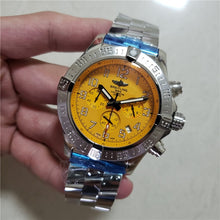 NEW Breitling Luxury Brand Mechanical Wristwatch Mens Watches Quartz Watch with Stainless Steel Strap relojes hombre automatic
