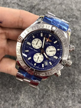 NEW Breitling Luxury Brand Mechanical Wristwatch Mens Watches Quartz Watch with Stainless Steel Strap relojes hombre automatic