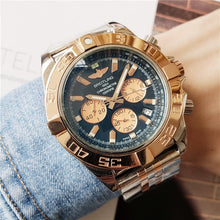 NEW Breitling Luxury Brand Mechanical Wristwatch Mens Watches Quartz Watch with Stainless Steel Strap relojes hombre automatic