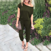 2020 Summer Plus Size Jumpsuits Women Overalls Long Jumpsuit Female Sexy Off Shoulder Playsuit Overalls For Women Romper