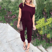 2020 Summer Plus Size Jumpsuits Women Overalls Long Jumpsuit Female Sexy Off Shoulder Playsuit Overalls For Women Romper