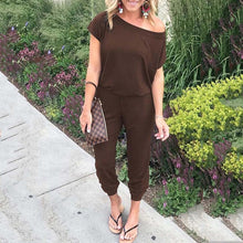 2020 Summer Plus Size Jumpsuits Women Overalls Long Jumpsuit Female Sexy Off Shoulder Playsuit Overalls For Women Romper