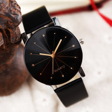 Men Women Leather Strap Line Quartz Watch reloj inteligente mujer Clock Fashion Ladies Analog Wristwatch Relogios  Gift