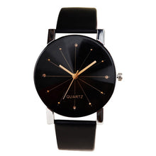 Men Women Leather Strap Line Quartz Watch reloj inteligente mujer Clock Fashion Ladies Analog Wristwatch Relogios  Gift