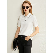 AMII Minimalism Spring Summer Solid Basic Polo Women Tshirt Causal Fashion Loose Female Polo Shirt Tops 12040395