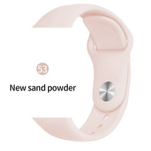 Soft Sports Watch Silicone band Watch for Apple 4 3 2 1 38 MM 42 MM Breathable Bracelet for Iwatch Series 5 40mm 44mm strap