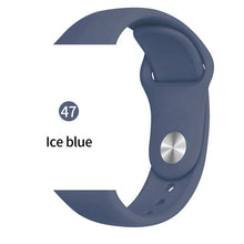 Soft Sports Watch Silicone band Watch for Apple 4 3 2 1 38 MM 42 MM Breathable Bracelet for Iwatch Series 5 40mm 44mm strap