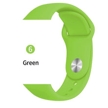 Soft Sports Watch Silicone band Watch for Apple 4 3 2 1 38 MM 42 MM Breathable Bracelet for Iwatch Series 5 40mm 44mm strap