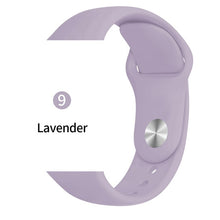 Soft Sports Watch Silicone band Watch for Apple 4 3 2 1 38 MM 42 MM Breathable Bracelet for Iwatch Series 5 40mm 44mm strap