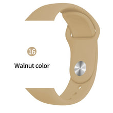 Soft Sports Watch Silicone band Watch for Apple 4 3 2 1 38 MM 42 MM Breathable Bracelet for Iwatch Series 5 40mm 44mm strap