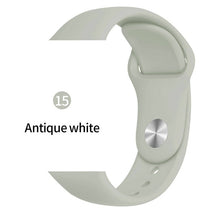 Soft Sports Watch Silicone band Watch for Apple 4 3 2 1 38 MM 42 MM Breathable Bracelet for Iwatch Series 5 40mm 44mm strap