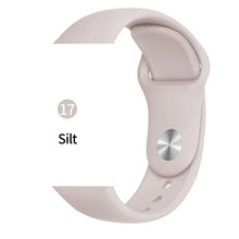 Soft Sports Watch Silicone band Watch for Apple 4 3 2 1 38 MM 42 MM Breathable Bracelet for Iwatch Series 5 40mm 44mm strap