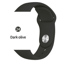 Soft Sports Watch Silicone band Watch for Apple 4 3 2 1 38 MM 42 MM Breathable Bracelet for Iwatch Series 5 40mm 44mm strap