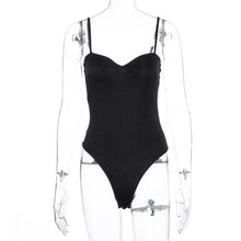 Dulzura solid strap women bodysuit bodycon sexy backless streetwear elegant 2020 summer clothes party club thong body basic