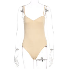 Dulzura solid strap women bodysuit bodycon sexy backless streetwear elegant 2020 summer clothes party club thong body basic