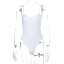 Dulzura solid strap women bodysuit bodycon sexy backless streetwear elegant 2020 summer clothes party club thong body basic