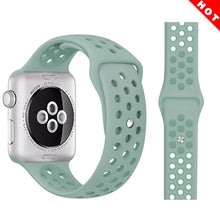 sports silicone watch strap compatible for apple watch band 42mm 38mm 40mm 44mm bracelet correa iwatch series 5 4 3 2 1