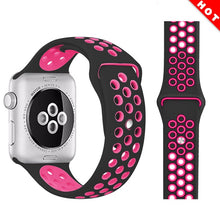 sports silicone watch strap compatible for apple watch band 42mm 38mm 40mm 44mm bracelet correa iwatch series 5 4 3 2 1