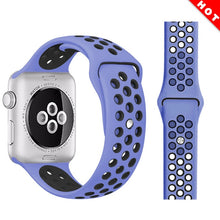 sports silicone watch strap compatible for apple watch band 42mm 38mm 40mm 44mm bracelet correa iwatch series 5 4 3 2 1