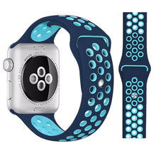 sports silicone watch strap compatible for apple watch band 42mm 38mm 40mm 44mm bracelet correa iwatch series 5 4 3 2 1