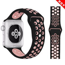 sports silicone watch strap compatible for apple watch band 42mm 38mm 40mm 44mm bracelet correa iwatch series 5 4 3 2 1