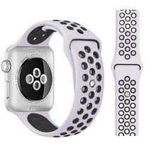 sports silicone watch strap compatible for apple watch band 42mm 38mm 40mm 44mm bracelet correa iwatch series 5 4 3 2 1