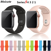 strap for apple watch band 38mm 42mm iwatch band 40mm 44mm sport loop rubber bracelet watchband apple watch 5 4 3 2 band
