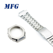 Metal Watch band bezel Strap GA2100 Stainless Steel Watchband Frame Bracelet Accessory with RepairTool