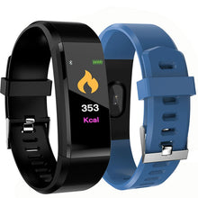 Couple watches 115 Plus Smart Wristband Blood Pressure Fitness Tracker Heart Rate Monitor Band Smart Activity Tracker Bracelet