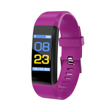 Couple watches 115 Plus Smart Wristband Blood Pressure Fitness Tracker Heart Rate Monitor Band Smart Activity Tracker Bracelet