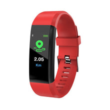 Couple watches 115 Plus Smart Wristband Blood Pressure Fitness Tracker Heart Rate Monitor Band Smart Activity Tracker Bracelet