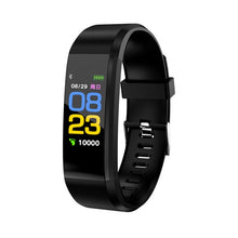 Couple watches 115 Plus Smart Wristband Blood Pressure Fitness Tracker Heart Rate Monitor Band Smart Activity Tracker Bracelet
