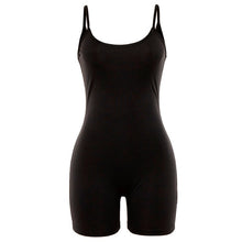 Sisterlinda Sexy Backless Sleeveless Black Playsuits Womens Elastic Soft Casual Wear Short Rompers Jog Sportswear Bodysuits 2020