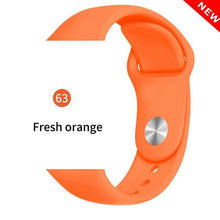 Soft Sports Watch Silicone band Watch for Apple 4 3 2 1 38 MM 42 MM Breathable Bracelet for Iwatch Series 5 40mm 44mm strap