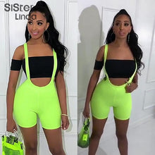 Sisterlinda 2020 Sleeveless Sexy Backless Pack Hips Sling Short Rompers For Women High Waist Solid Fitness Jumpsuits Casual Wear