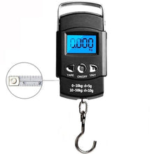 BOBI 50KG/10g Mini Electronic Portable Digital Scale LCD Display Suitcase Travel Handheld Weighing Hanging Scale Fishing Balance
