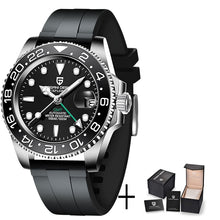 PAGANI DESIGN 2020 Luxury Men Mechanical Wristwatch Stainless Steel GMT Watch Top Brand Sapphire Glass Men Watches reloj hombre