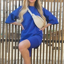 Women's Summer Suit With Bicycles Two Piece Sets Shorts And Tops With Belt Casual Home Loose Women's Bicycles 2020 Shorts Suit