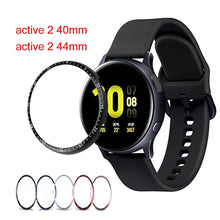 Case For Samsung Galaxy Watch active 2 40mm 44mm Protector Bezel Ring Accessories Adhesive Metal Bumper Cover Active2 40 44 mm