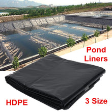 Black Fish Pond Liner Cloth Home Garden Pool Reinforced HDPE Heavy Landscaping Pool Pond Waterproof Geomembrane Liner Cloth