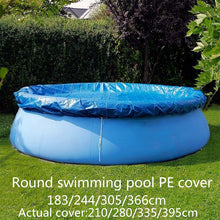 Swimming Pool Sun Shade Quick Up Pool Cover Swimming Pool Dust Cover Round Durable For Easy Pool Swimming Pool Tarpaulin