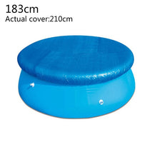 Swimming Pool Sun Shade Quick Up Pool Cover Swimming Pool Dust Cover Round Durable For Easy Pool Swimming Pool Tarpaulin