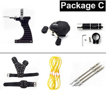 Professional Fishing Slingshot Set Powerful Full Fishing Catapult Outdoor Shooting Hunting Tool Fishing Reel + Darts+Handguard