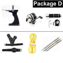 Professional Fishing Slingshot Set Powerful Full Fishing Catapult Outdoor Shooting Hunting Tool Fishing Reel + Darts+Handguard