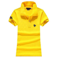 High quality 2020 Summer Womens polos shirts 100% Cotton casual short sleeve ladies polos shirts fashion slim female tops S-4XL