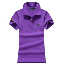 High quality 2020 Summer Womens polos shirts 100% Cotton casual short sleeve ladies polos shirts fashion slim female tops S-4XL