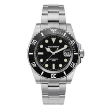 San Martin Diver Water Ghost Luxury Sapphire Crystal Men Automatic Mechanical Watches Ceramic Bezel 20Bar Luminous Date Window