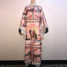 Kuwait Dashiki Dress Print Bohemia Hijab Loose Elegant Muslim Abaya Bazin Robe Gowns Broder Riche Sexy Lady Party maxi beach
