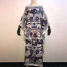 Kuwait Dashiki Dress Print Bohemia Hijab Loose Elegant Muslim Abaya Bazin Robe Gowns Broder Riche Sexy Lady Party maxi beach